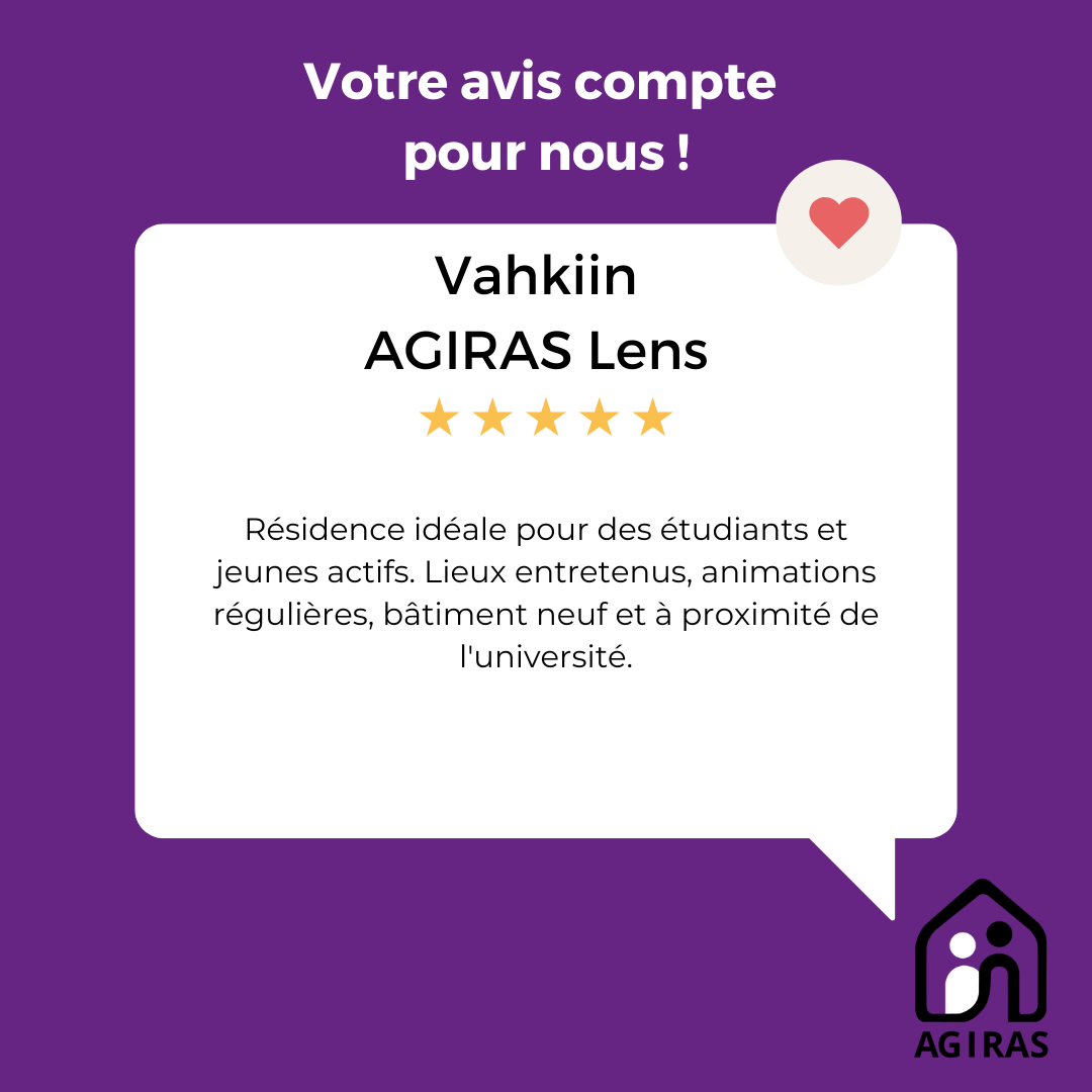 AGIRAS Avis client-Etudiants