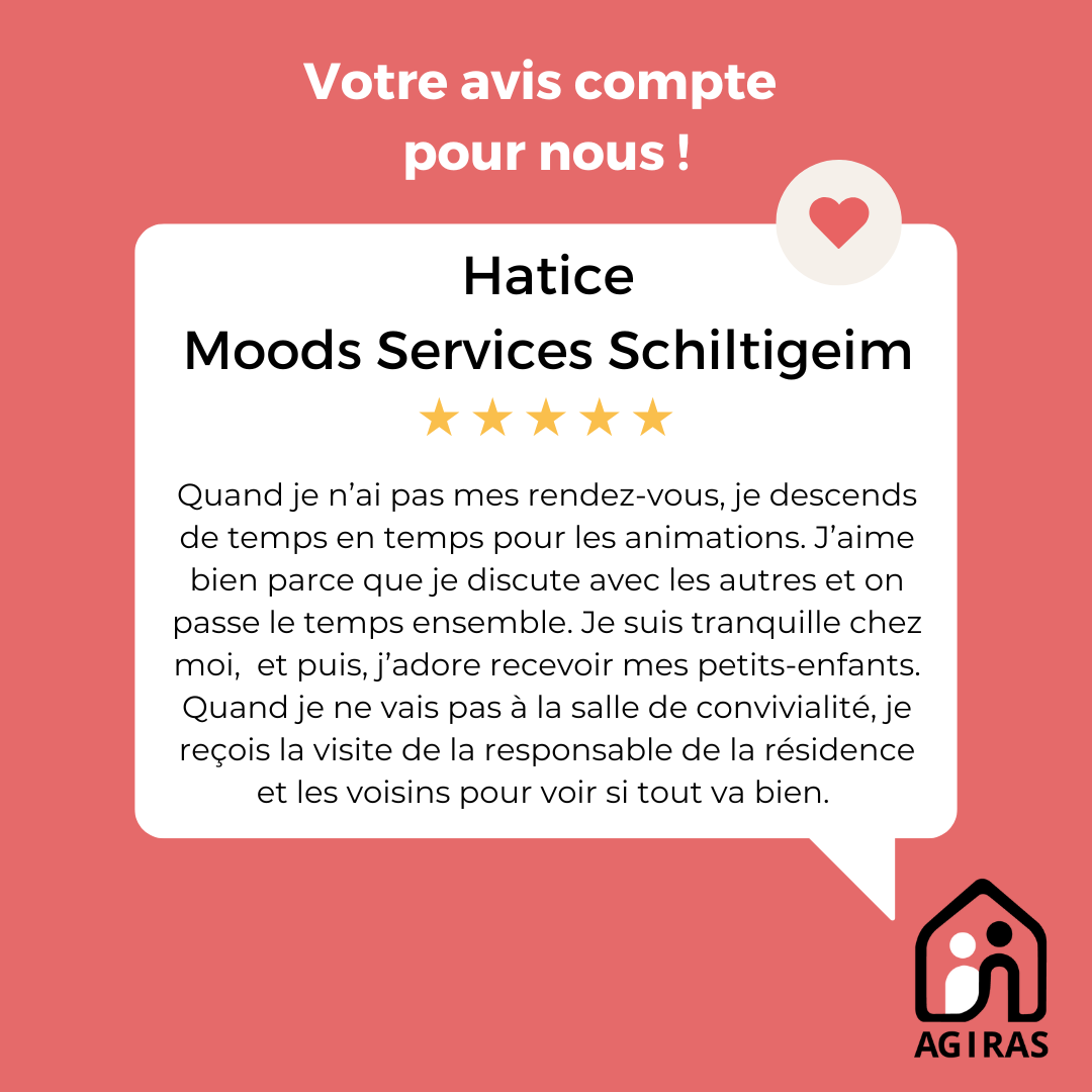 AGIRAS Avis client-Seniors